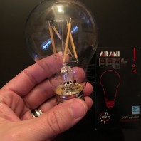 Ampoules à filaments jaunes maintenant disponibles